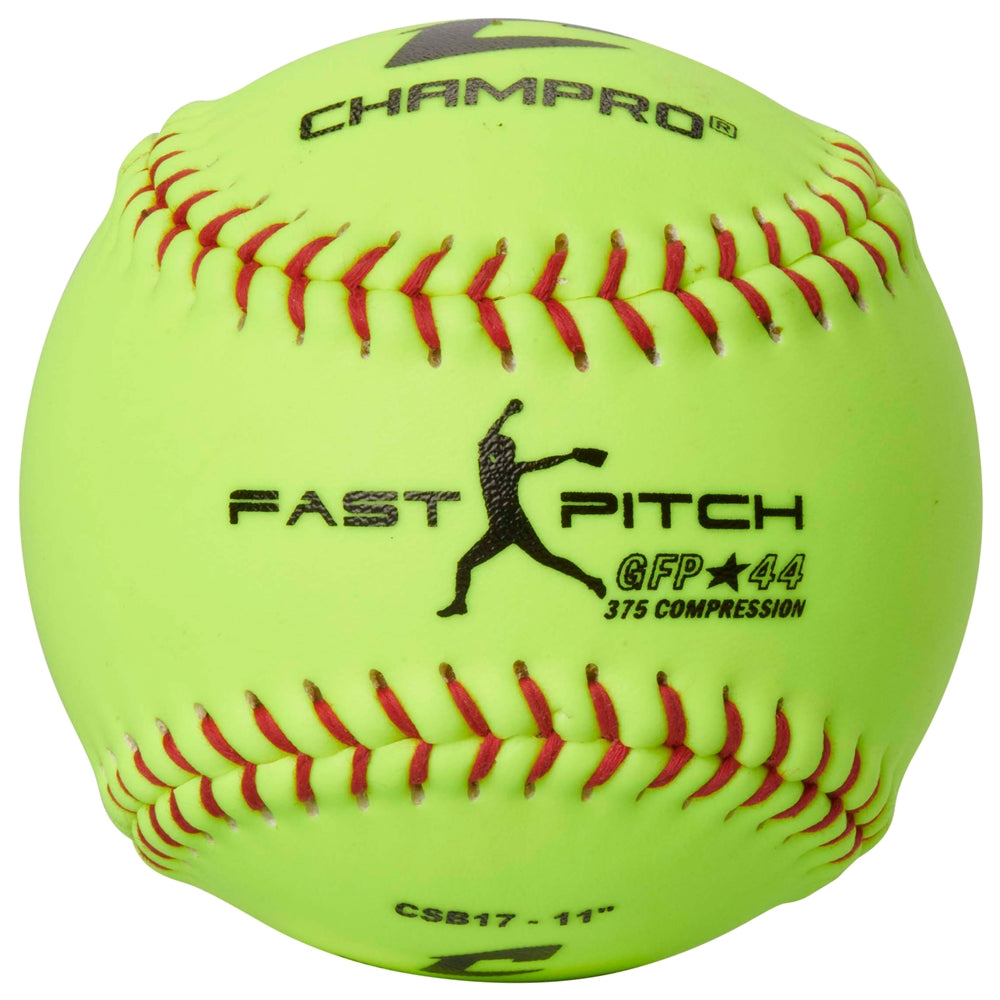 Champro One Dozen GFP-44 11" Synthetic Cover Softballs-1