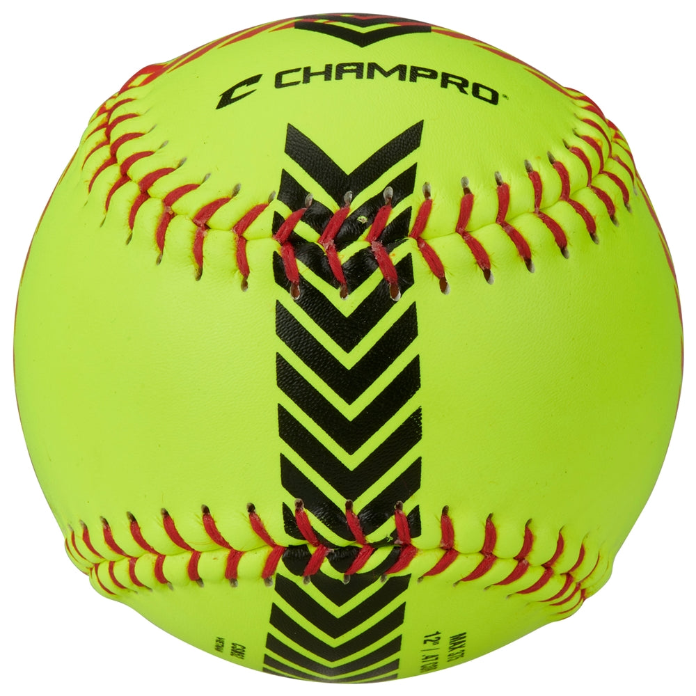Champro Set of 2 Striped Training Softballs-2
