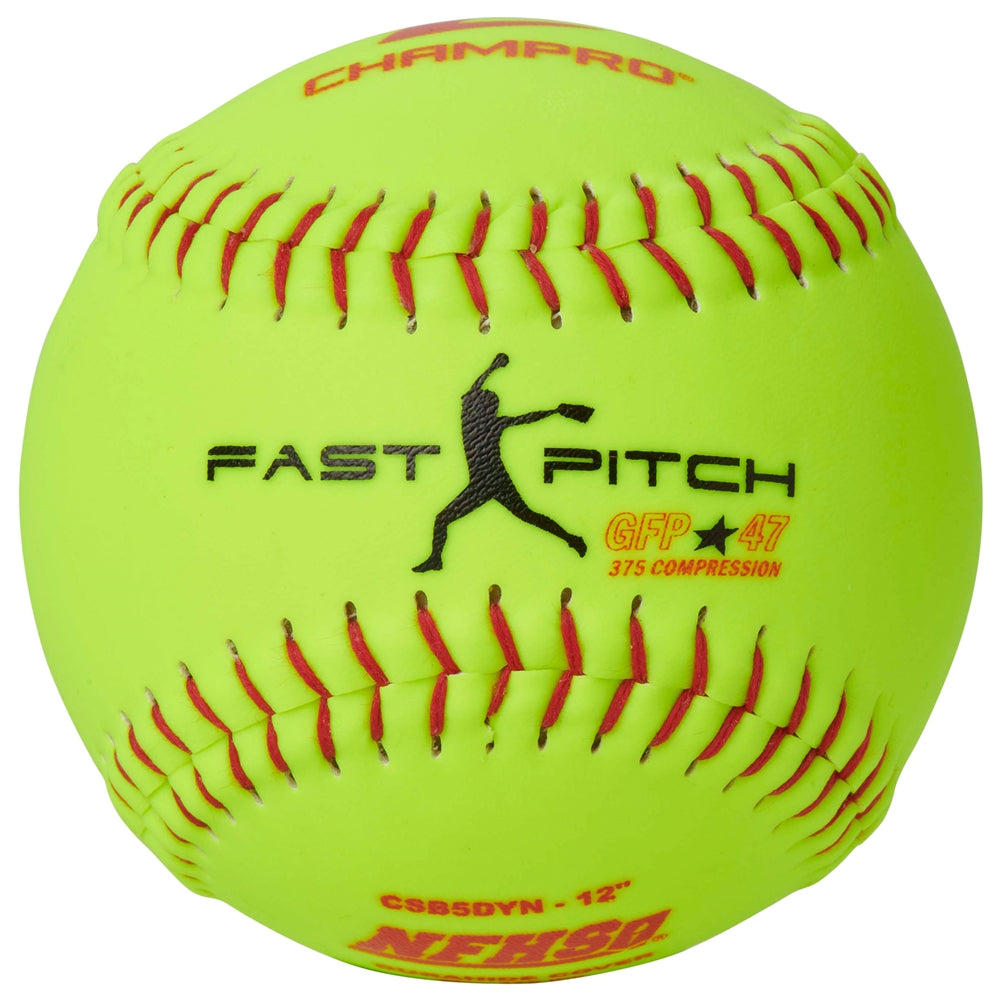 Champro One Dozen GFP-47 NFHS 12" Softballs-1