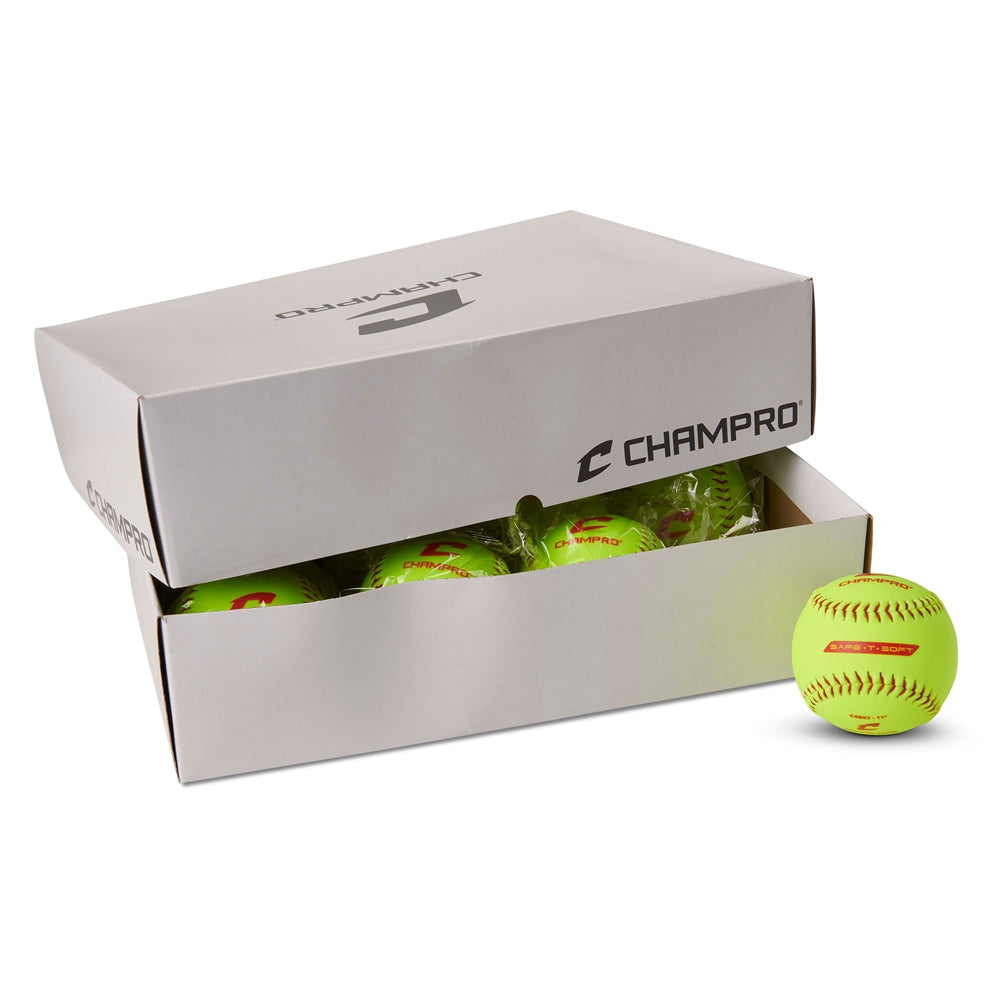 Champro One Dozen Safe-T-Soft 11" Softballs Softball Softballs All