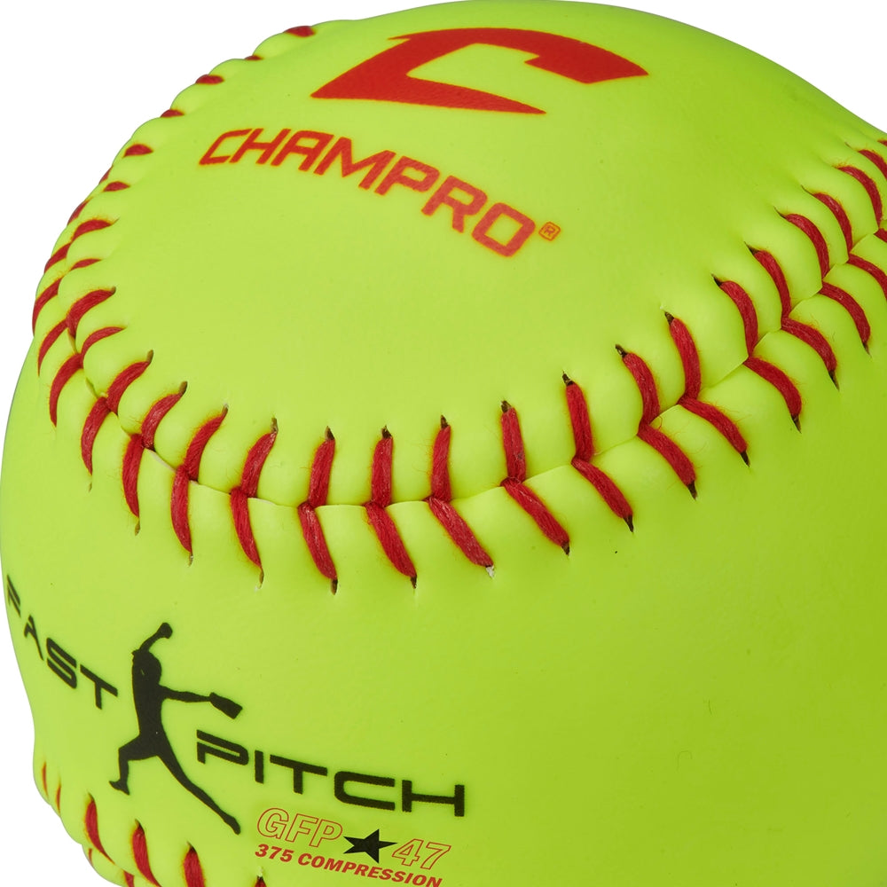Champro One Dozen 12" Practice Fast Pitch Softballs Softball Softballs All