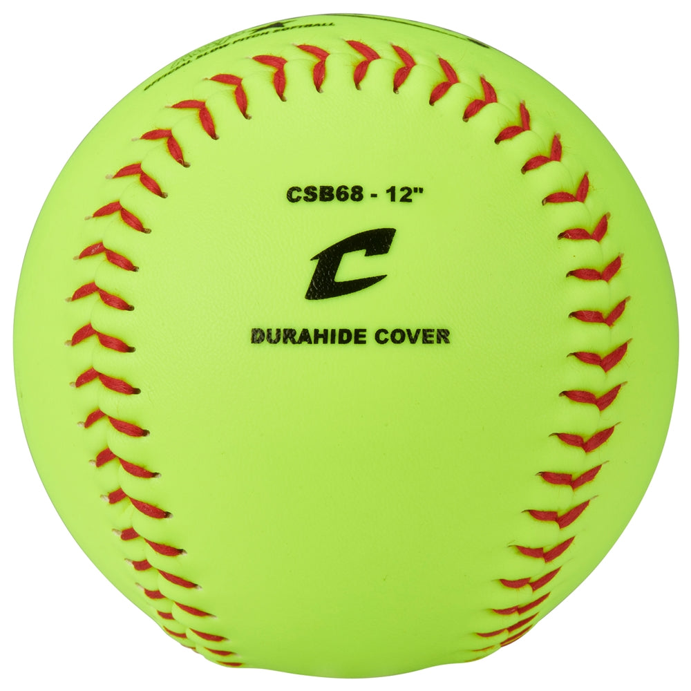 Champro 12" Slowpitch Practice Softball - Dozen Softball Softballs All