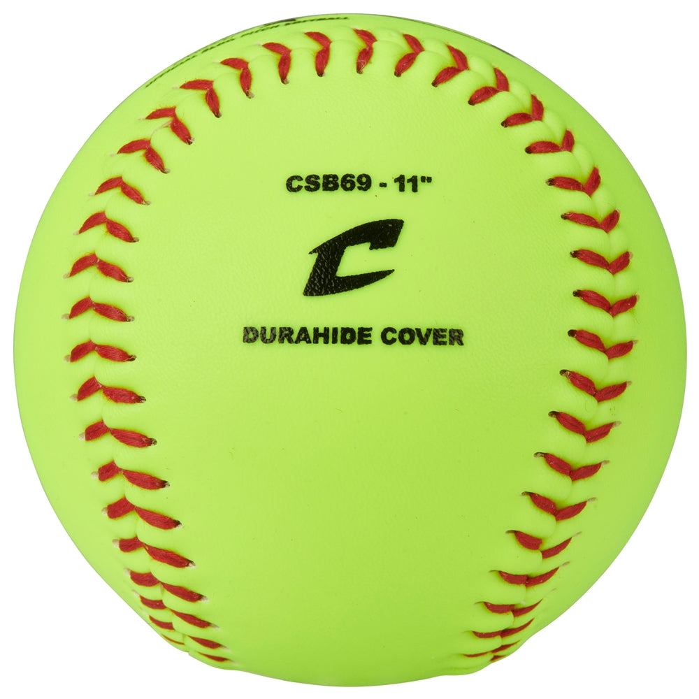 Champro 11" Slowpitch Practice Softball - Dozen Softball Softballs All