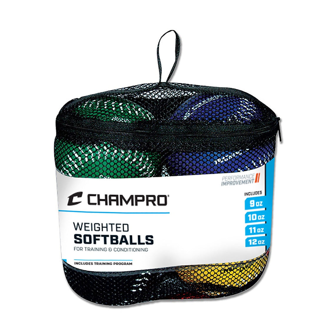 Champro Set of 4 Weighted Training Softballs-3