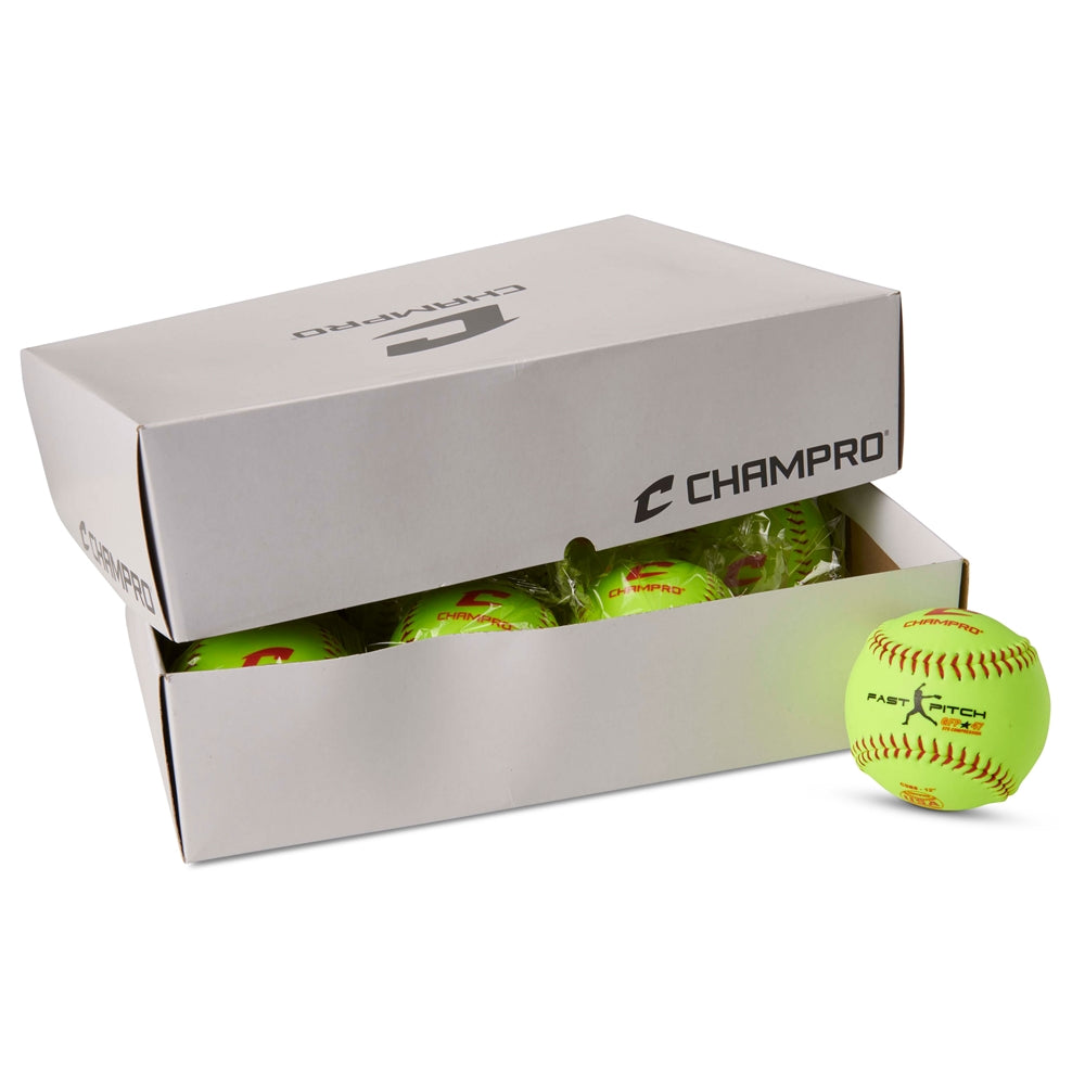 Champro One Dozen GFP-47 ASA 12" Softballs-5