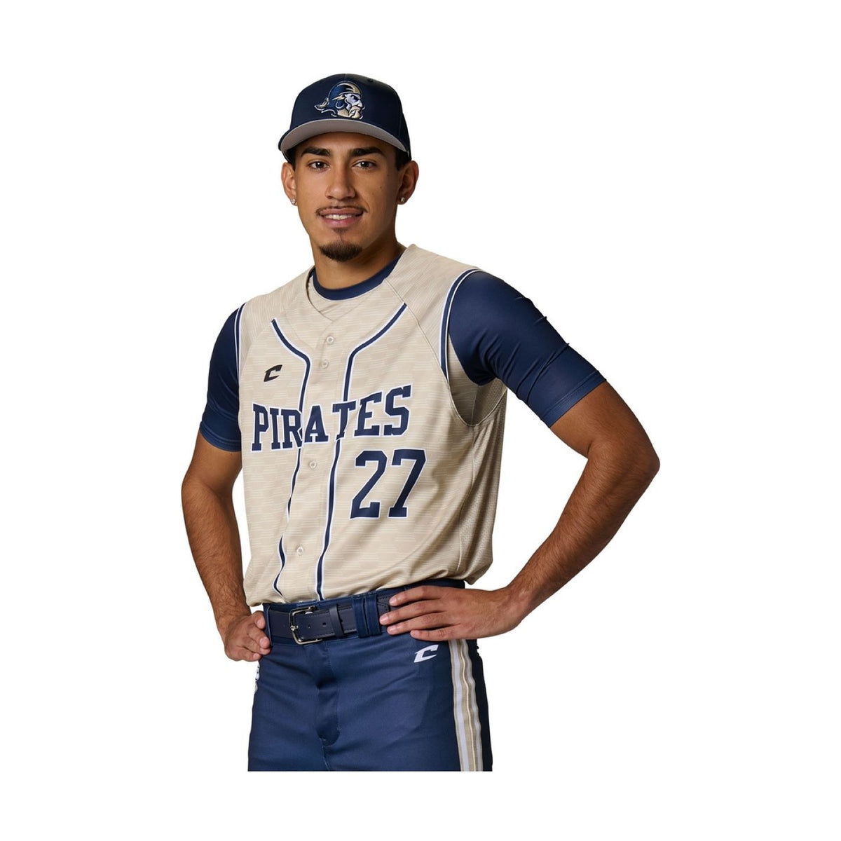 Custom Full Button Sleeveless Loose Jersey Team Baseball Jerseys
