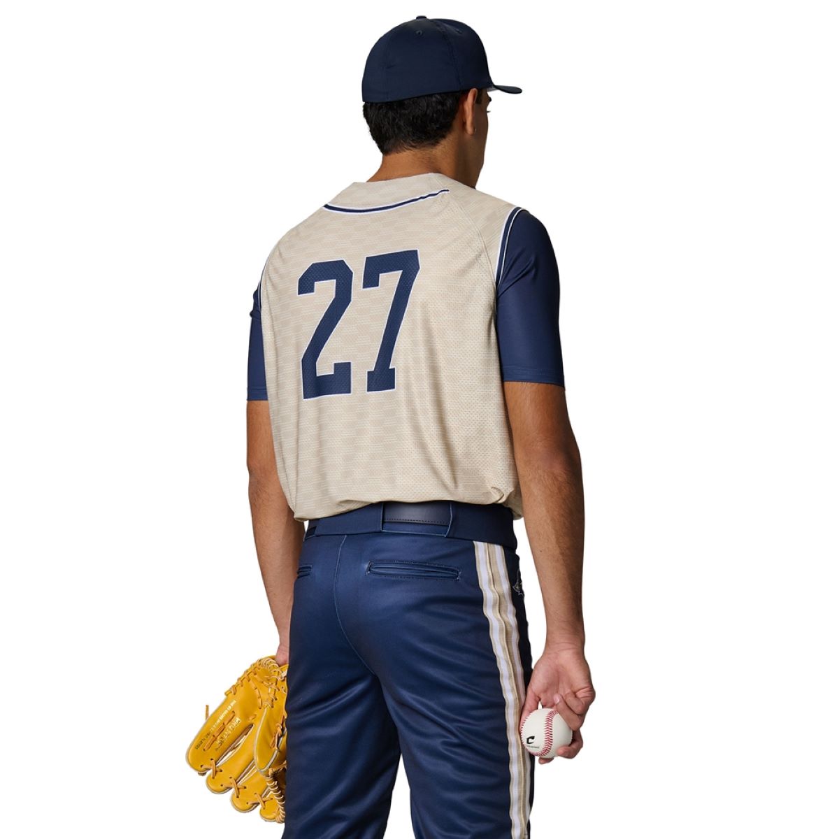 Custom Full Button Sleeveless Loose Jersey Team Baseball Jerseys