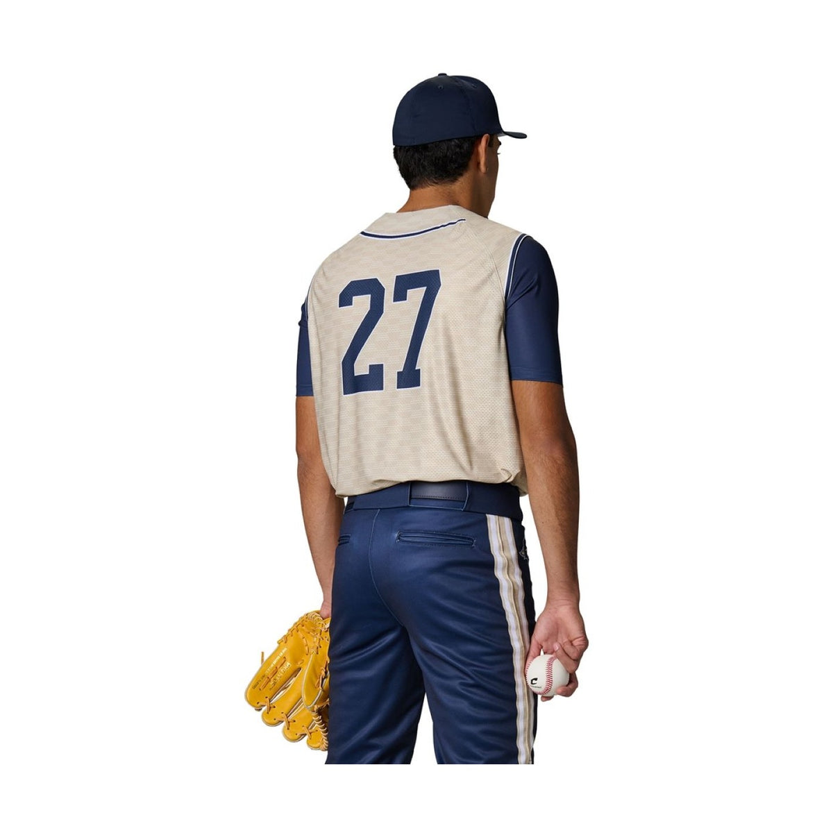Custom Full Button Sleeveless Loose Jersey Team Baseball Jerseys