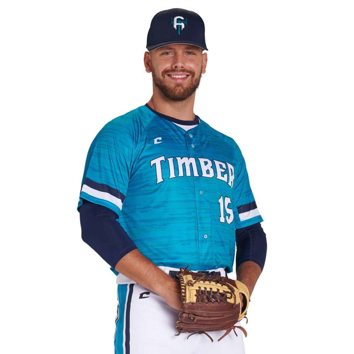 Custom Full Button Pro Neck Short Sleeve Fitted Jersey Team Baseball Jerseys