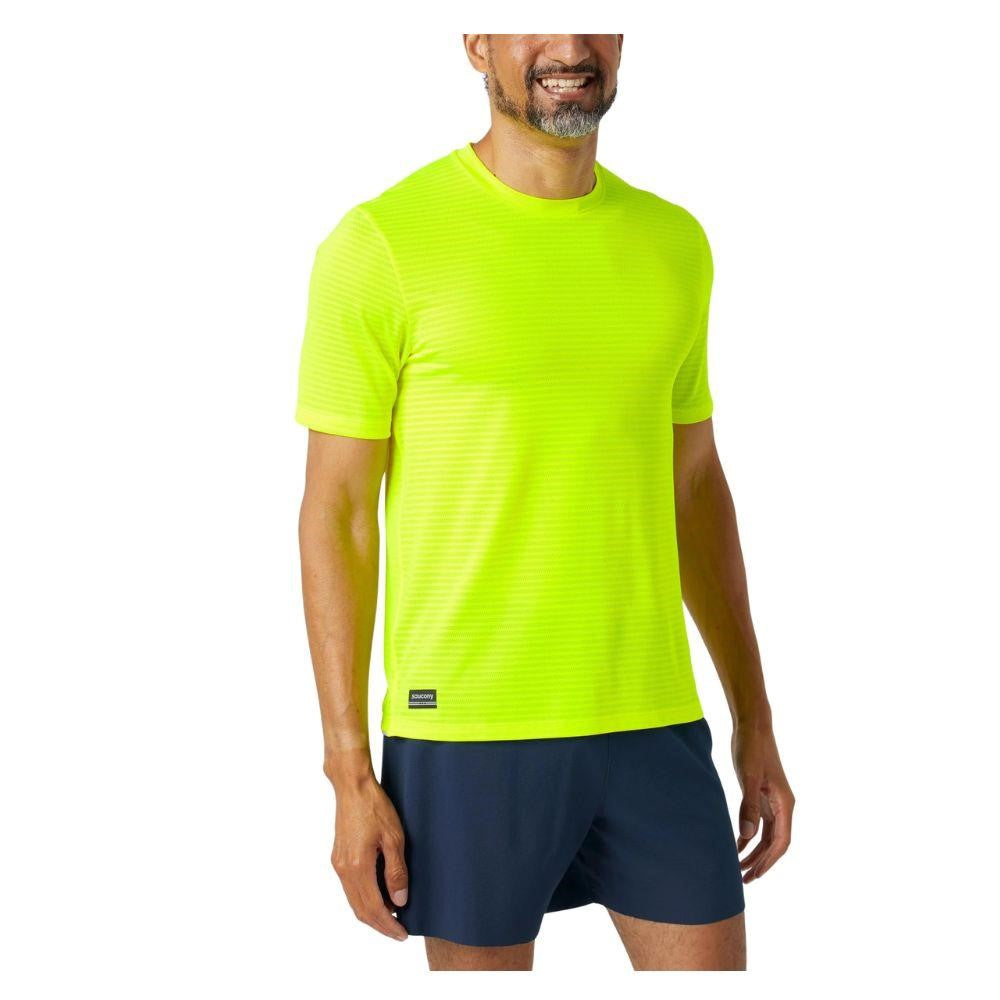 Saucony Men's Kinvara Short Sleeve SAM800365 Mens Apparel Shirts & Tops