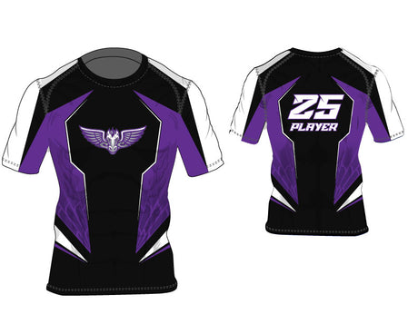 Custom Short Sleeve Compression Shirts Team All Sport Compression Tops & Bottoms