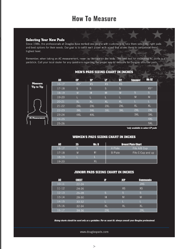 Douglas JP24 Youth Shoulder Pads Football Shoulder Pads Youth