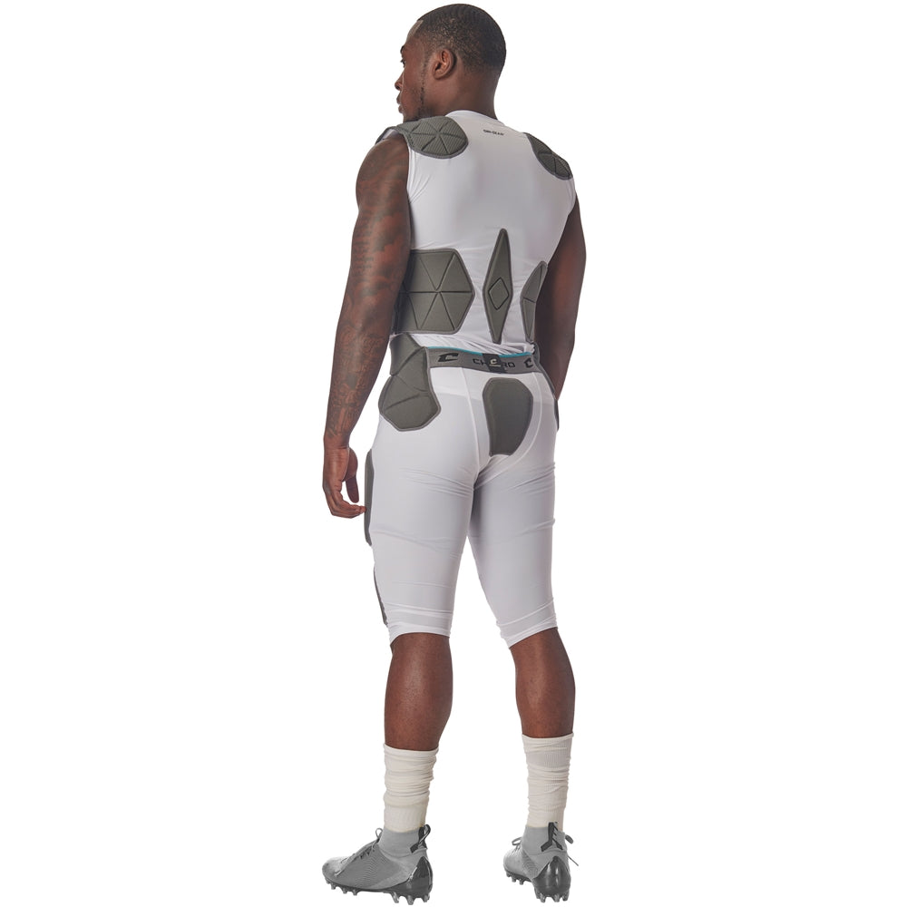 Champro Men's Tri-Flex Compression Shirt with Cushion System Football Padded Shirts Adult