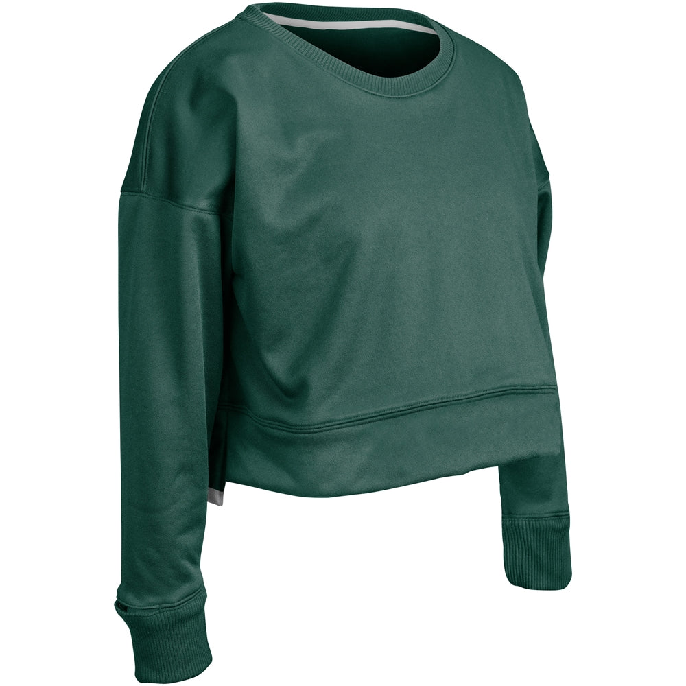 Champro Lineup Fleece Women's Crop Crew Womens Apparel Sweatshirts & Fleece