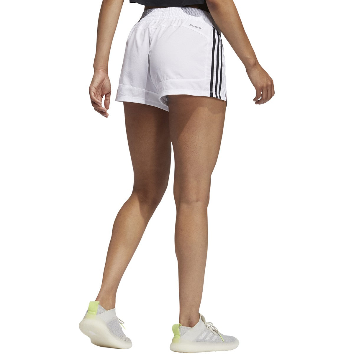 adidas Women's Pacer 3 Stripe Woven Shorts Womens Apparel Shorts