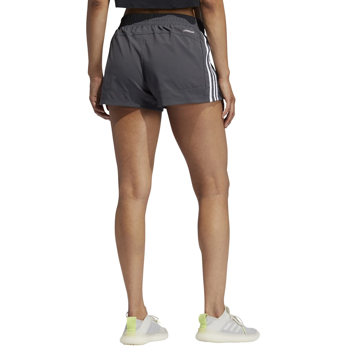 adidas Women's Pacer 3 Stripe Woven Shorts Womens Apparel Shorts