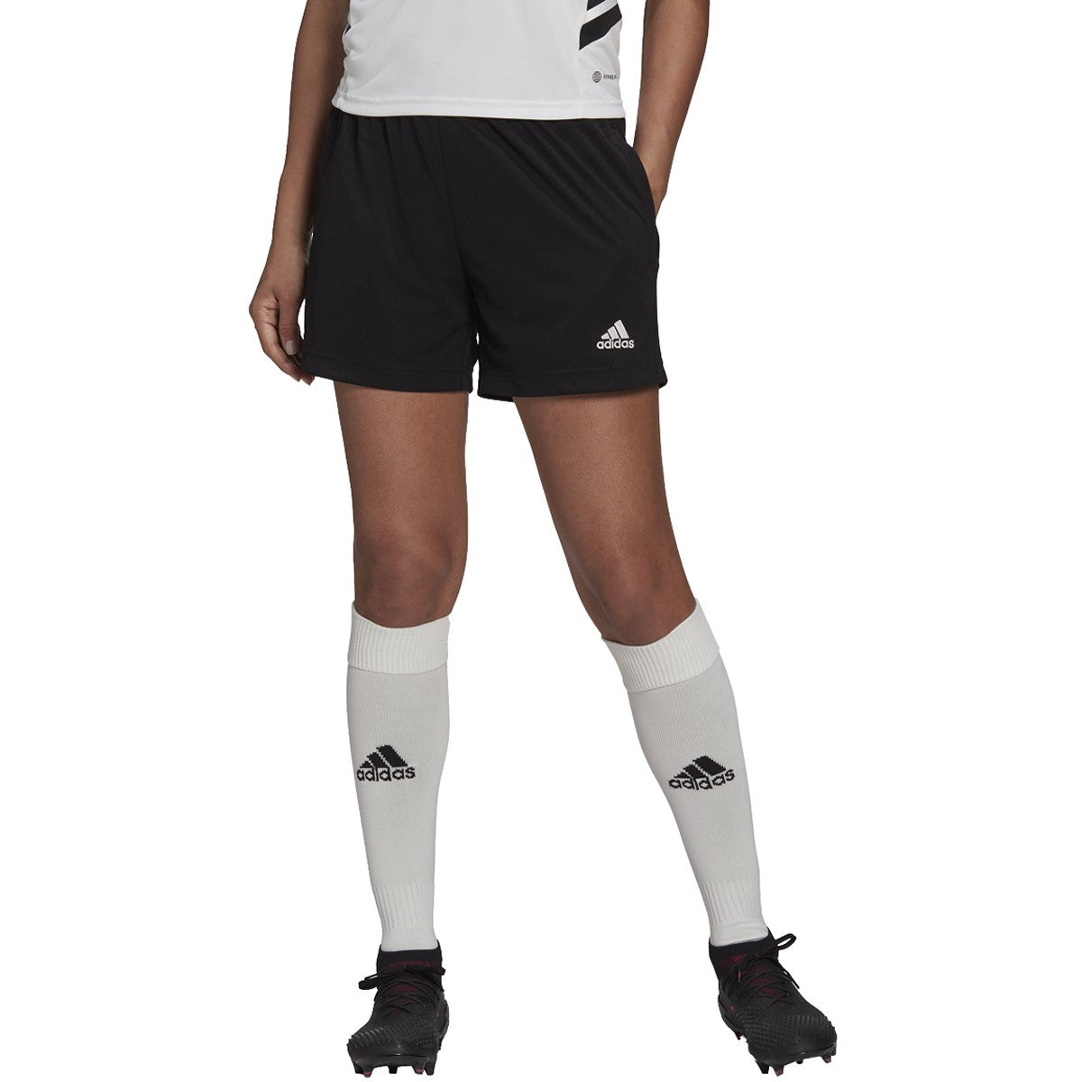 adidas Women's Entrada 22 Soccer Training Shorts Soccer Uniforms & Apparel All