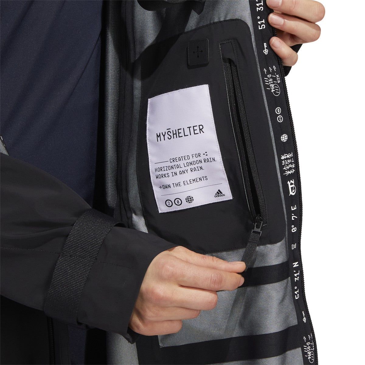 adidas Women's MyShelter RAIN.RDY Parka Womens Apparel Jackets & Vests