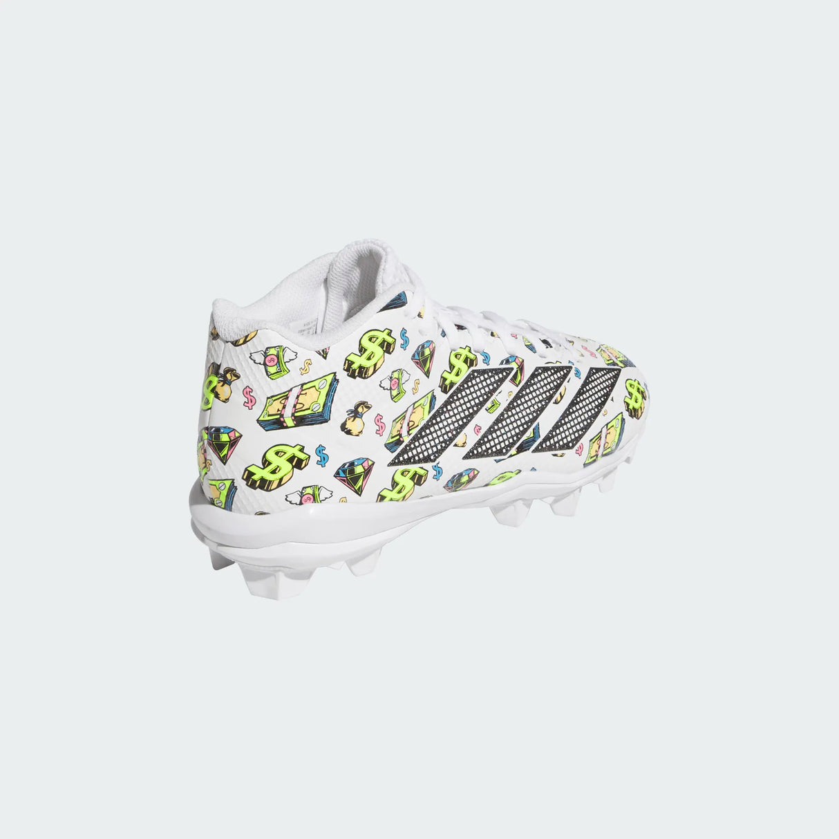 3/1 adidas Youth Adizero Impact.2 Money Molded Rubber Football Cleats-6