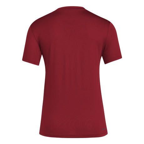 adidas Women's Short Sleeve Pregame BOS Tee Shirt 1 of 2 adidas