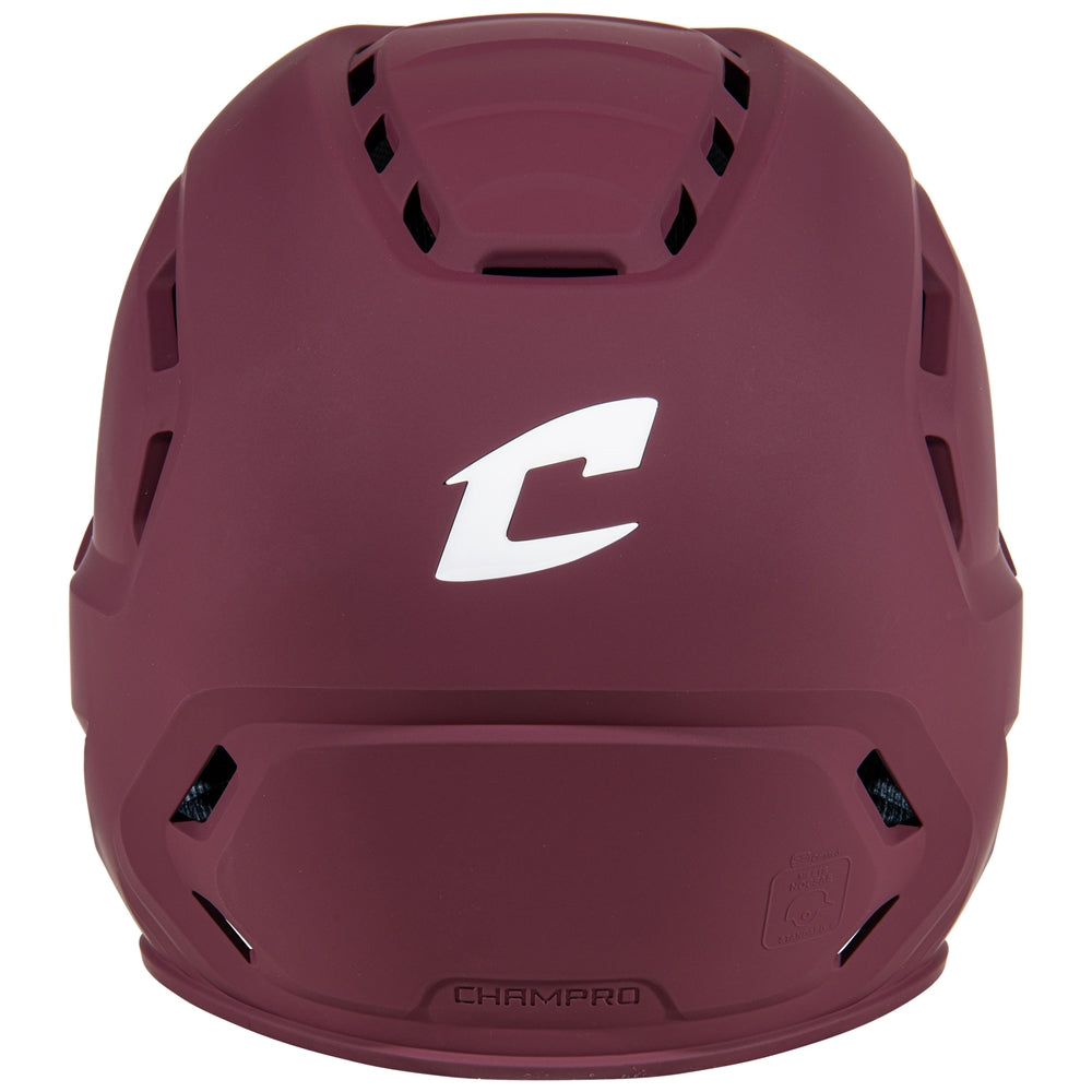 Champro HXE Matte Baseball Helmet with Jaw Guard