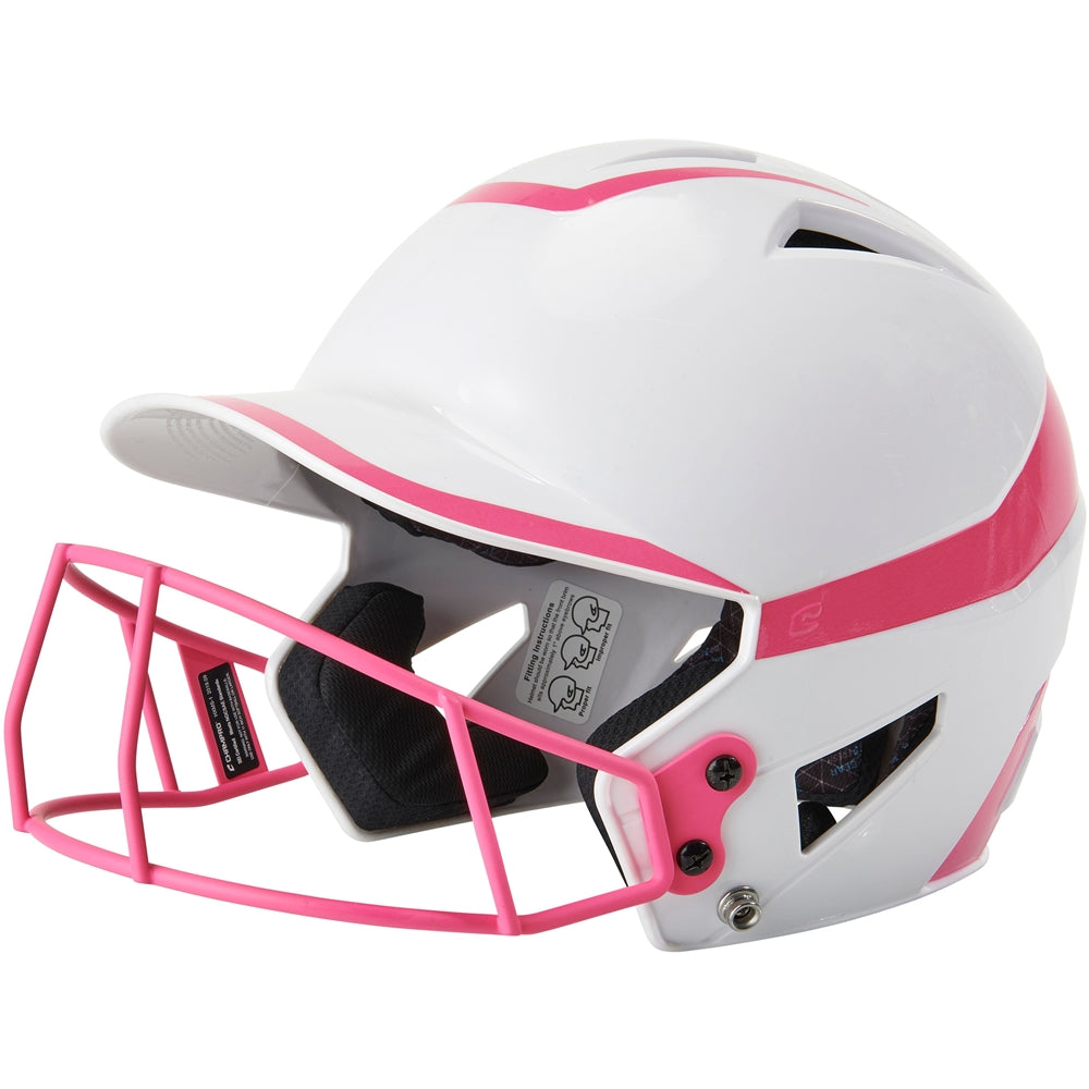 Champro Senior HX Rise Pro Softball Batting Helmet with Facemask Softball batting helmets All
