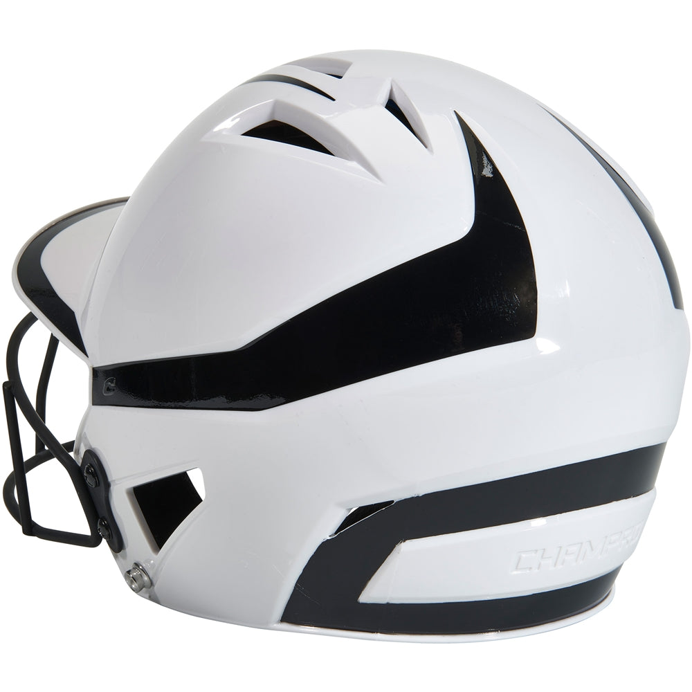 Champro Senior HX Rise Pro Softball Batting Helmet with Facemask Softball batting helmets All