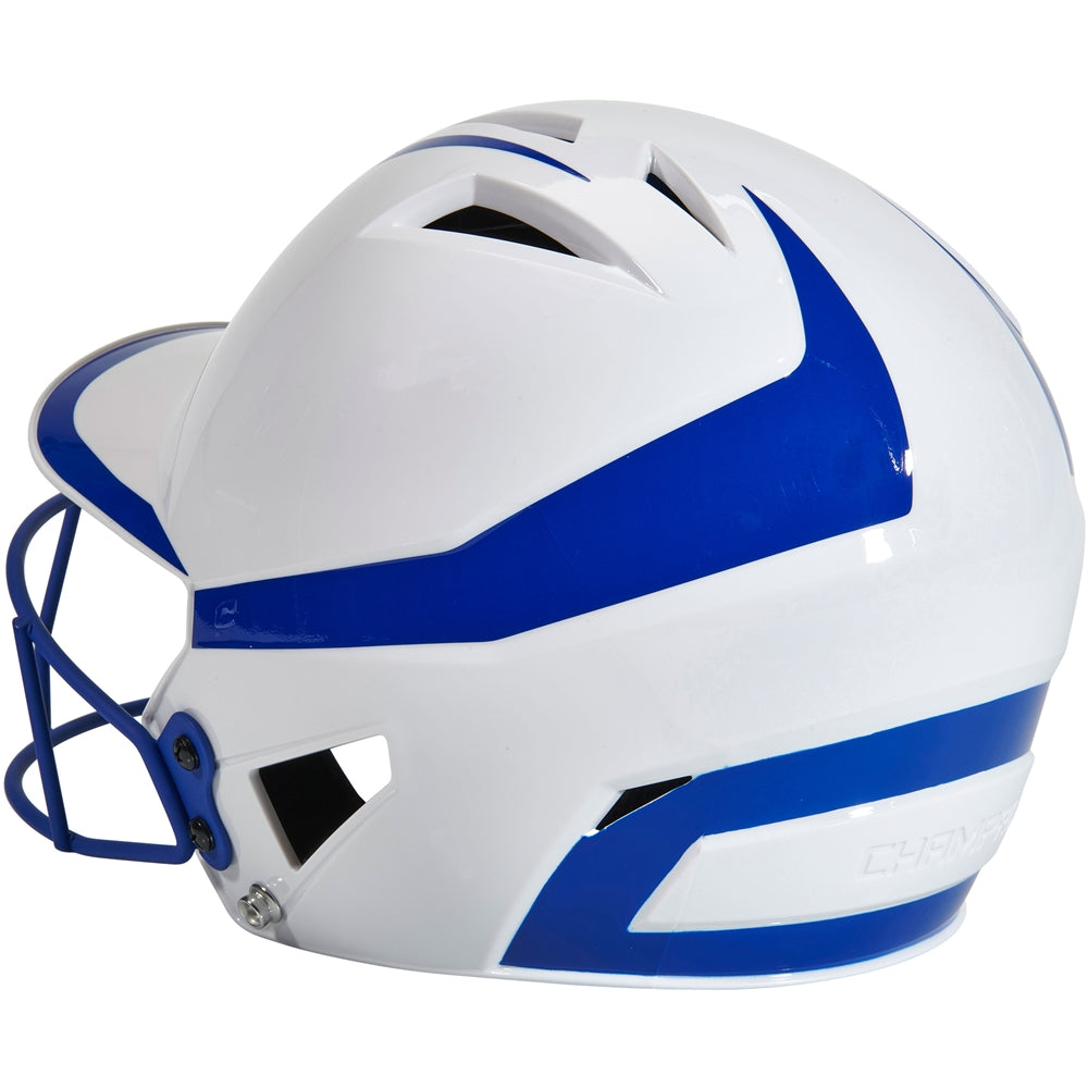 Champro Senior HX Rise Pro Softball Batting Helmet with Facemask Softball batting helmets All