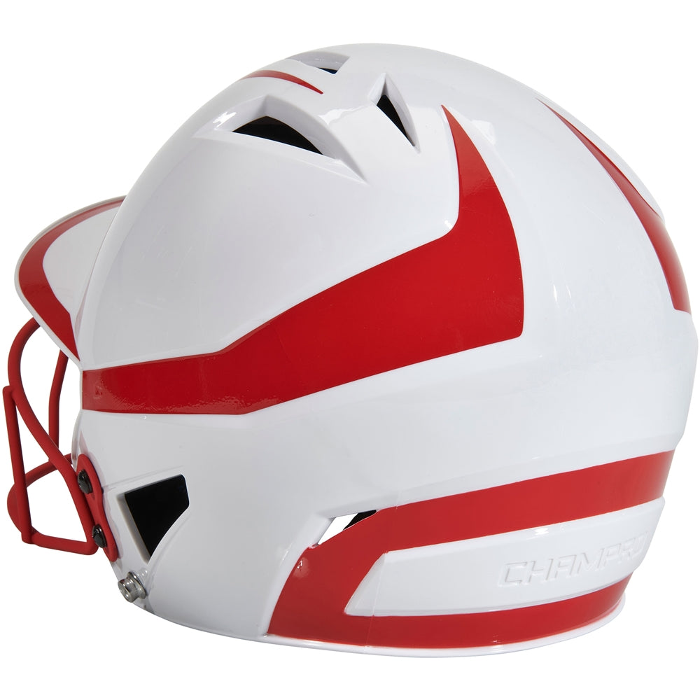 Champro Senior HX Rise Pro Softball Batting Helmet with Facemask Softball batting helmets All