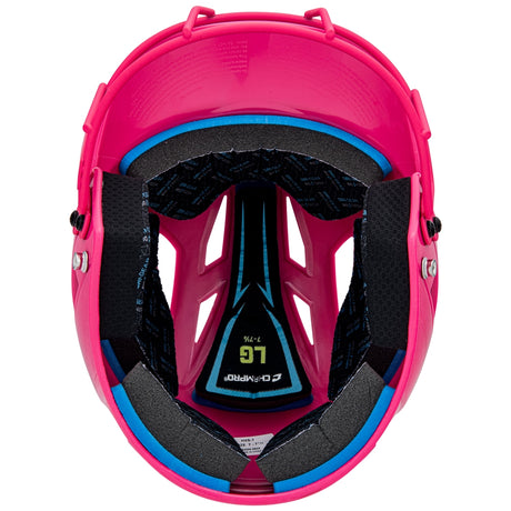 Champro Senior HX Rookie Fast Pitch Batting Helmet with Facemask Softball Batting Helmets All