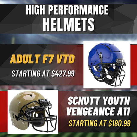 High Performance Helmets Team Football Equipment