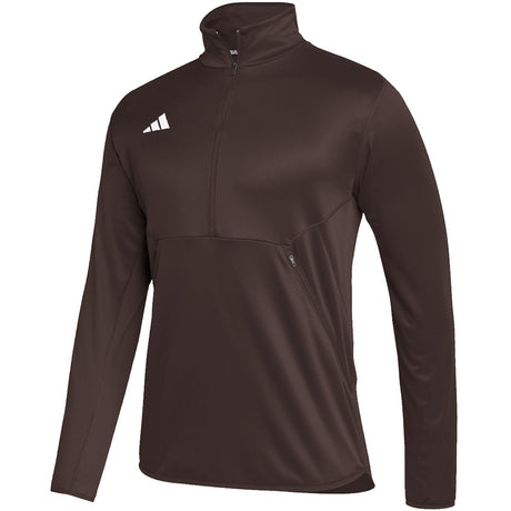 adidas Men's Sideline Knit 1/4 Zip Jacket Mens Apparel Sweatshirts & Fleece