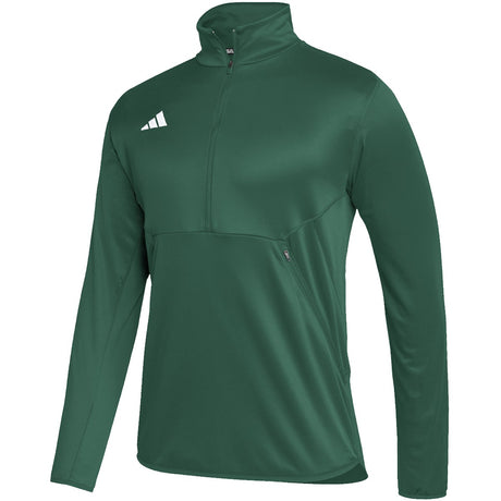 adidas Men's Sideline Knit 1/4 Zip Jacket Mens Apparel Sweatshirts & Fleece