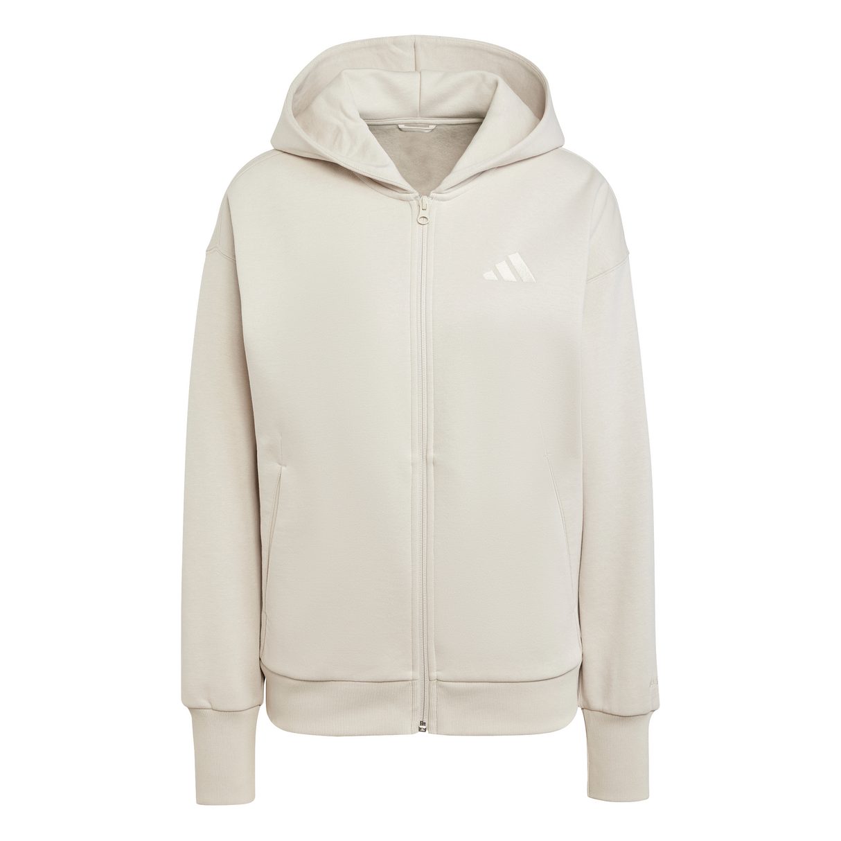 adidas Women's ALL SZN Fleece Full-Zip Hoodie Womens Apparel Sweatshirts & Fleece