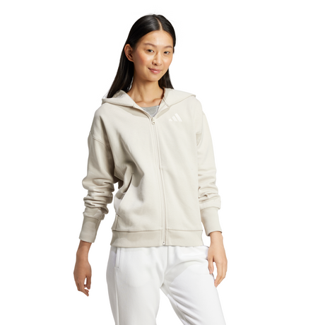 adidas Women's ALL SZN Fleece Full-Zip Hoodie Womens Apparel Sweatshirts & Fleece
