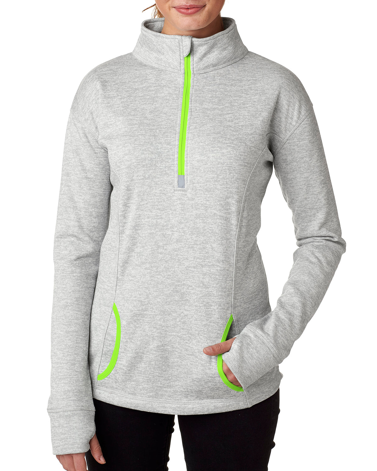 J. America Women's Cosmic Fleece 1/4 Zip 8617