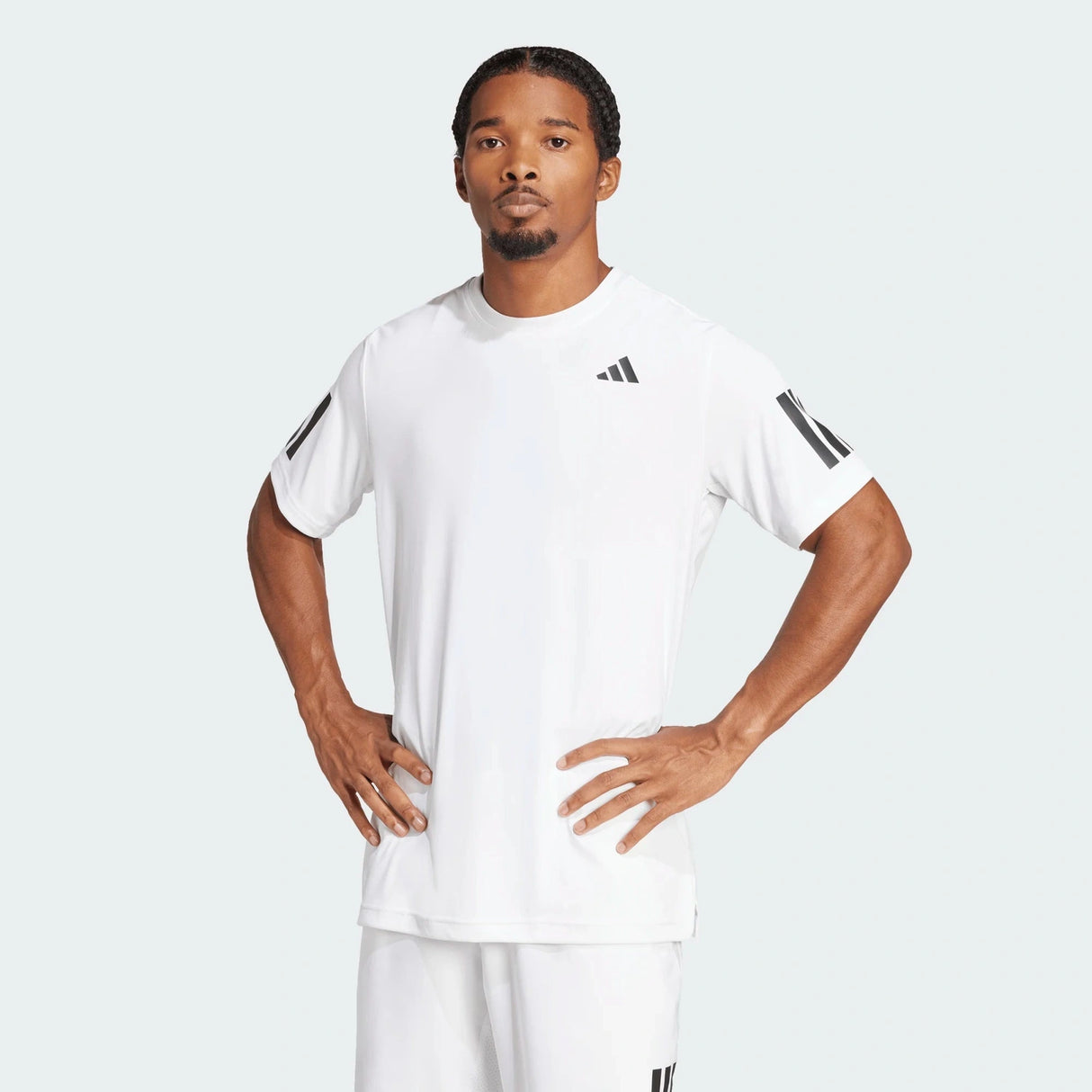 adidas Men's Club Tennis Climacool 3-Stripes T-Shirt Tennis & Racquet Apparel All