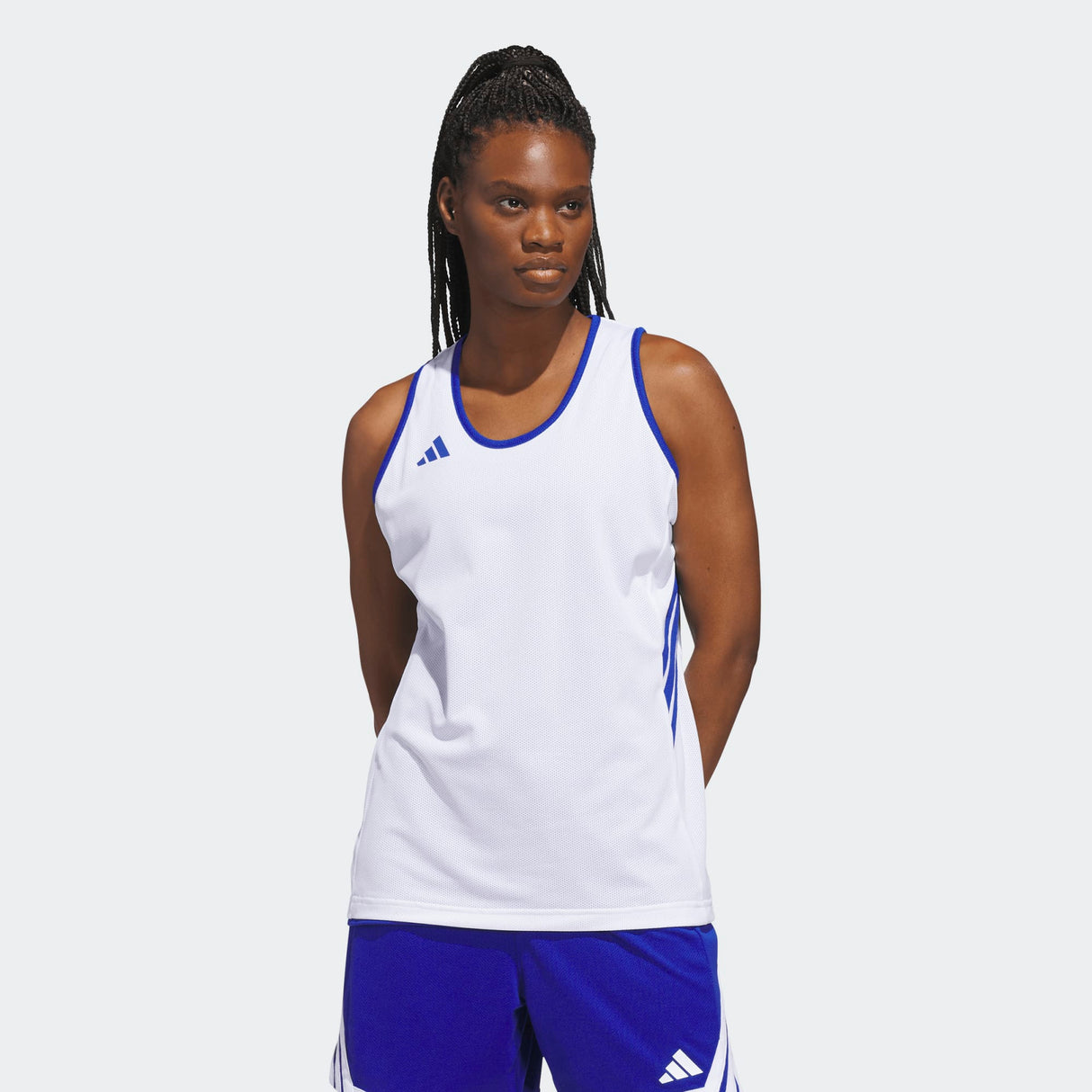 adidas Women's Everyday Pro Reversible Basketball Jersey-4