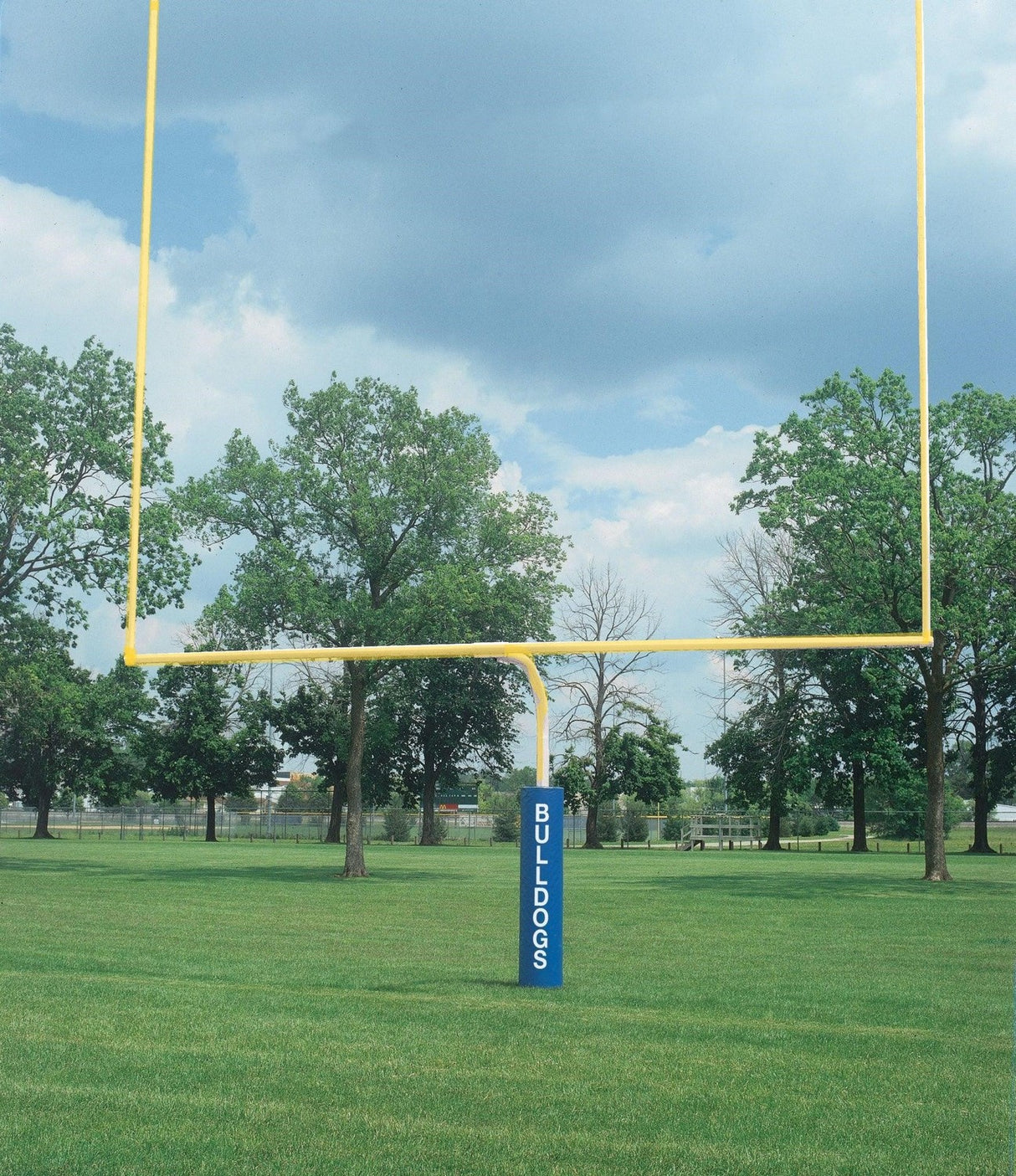 Bison 4-1/2" Gooseneck High School Football Goalposts Football Football Field Equipment All