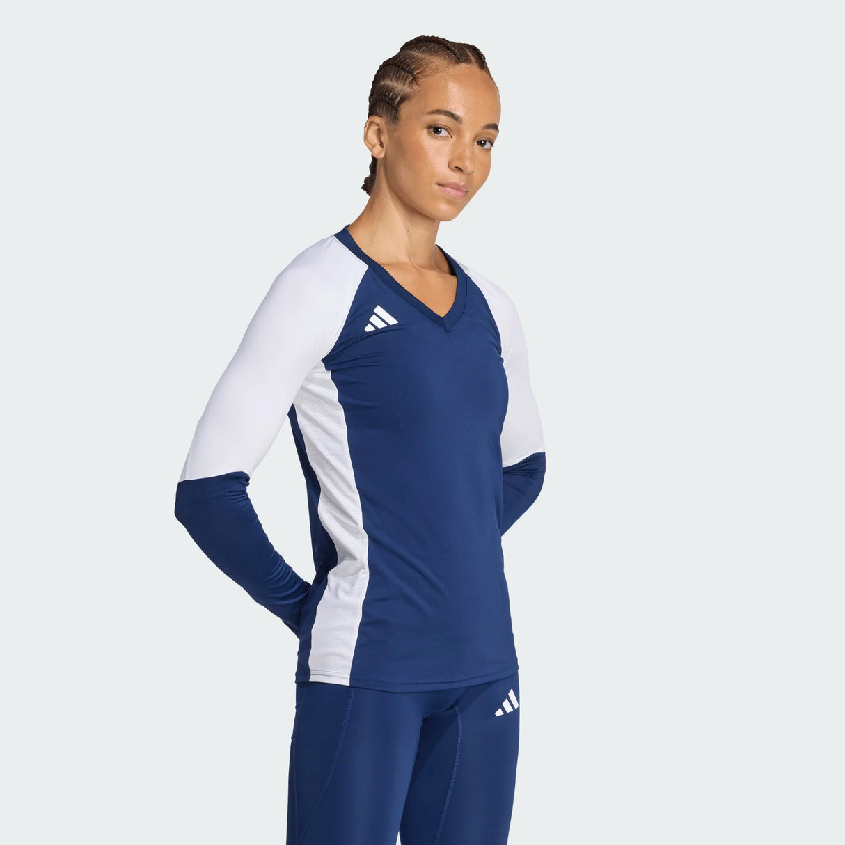 adidas Women's Quickset Long Sleeve Volleyball Jersey-3