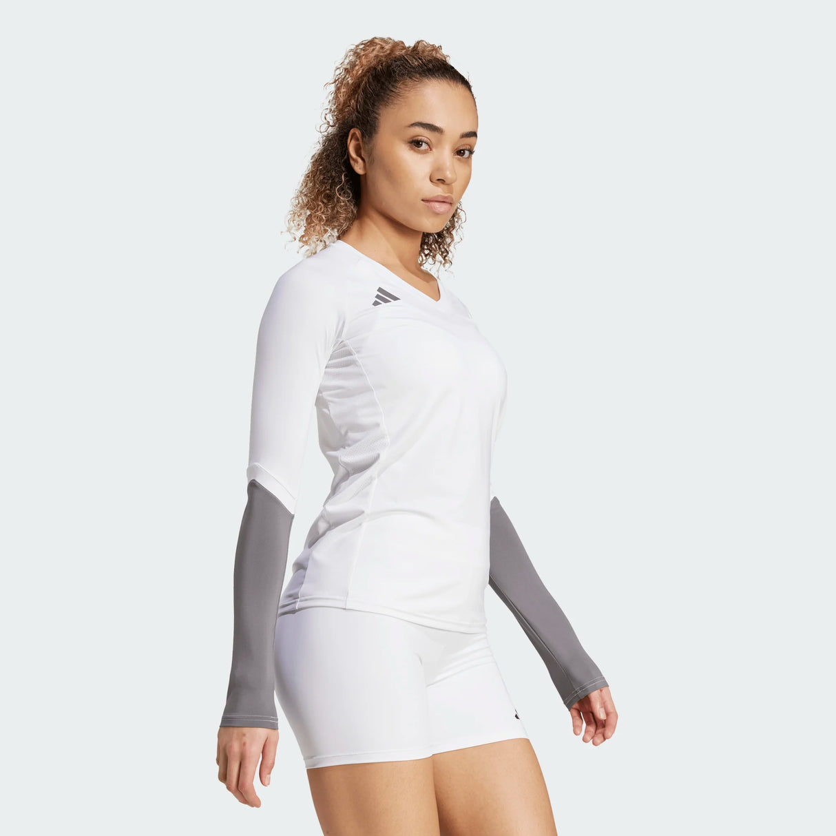 adidas Women's Quickset Long Sleeve Volleyball Jersey-3