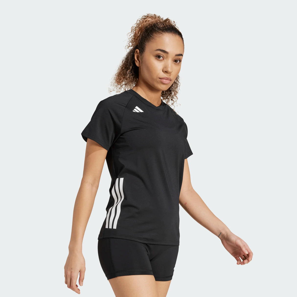 adidas Women's Hilo Short Sleeve Tall Volleyball Apparel All