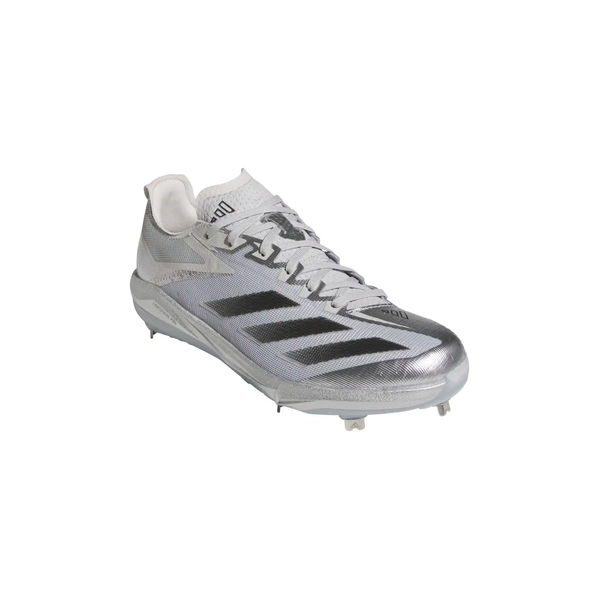 adidas Men's Adizero Electric+ Silver Speed Baseball Cleats Baseball Footwear Adult