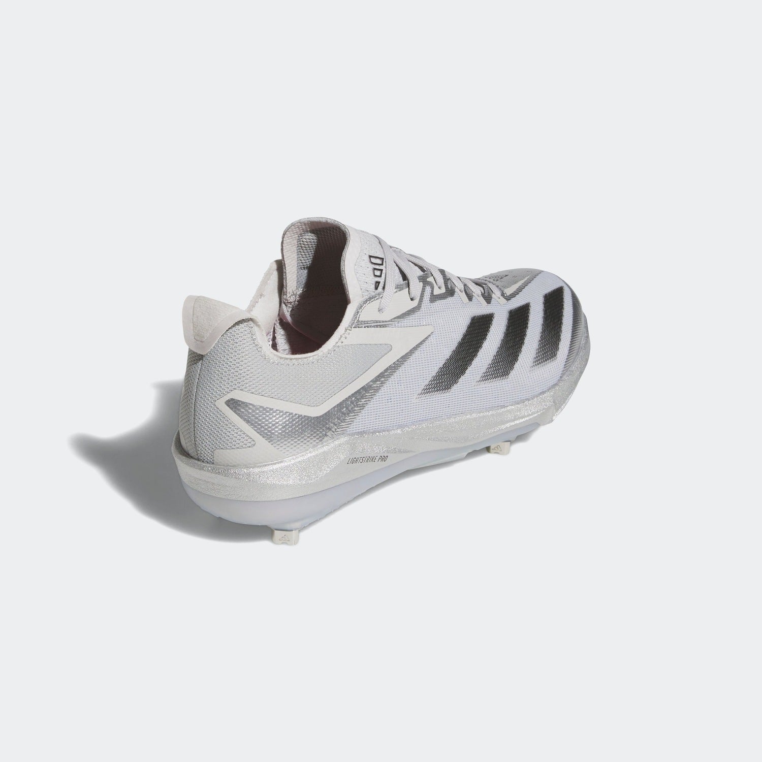 adidas Men's Adizero Electric+ Silver Speed Baseball Cleats Baseball Footwear Adult