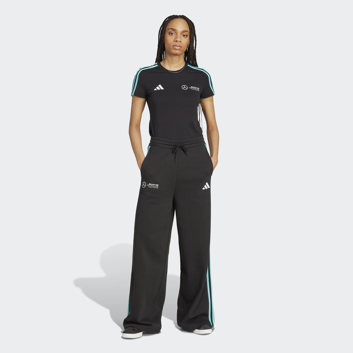 adidas Women's Mercedes AMG Petronas Formula One Team DNA Pants-3