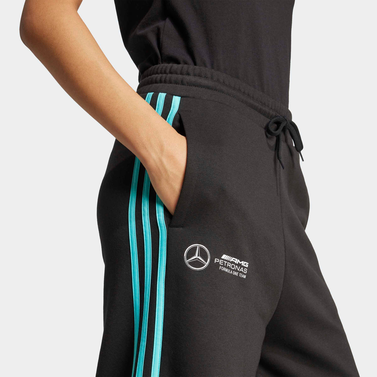 adidas Women's Mercedes AMG Petronas Formula One Team DNA Pants-4