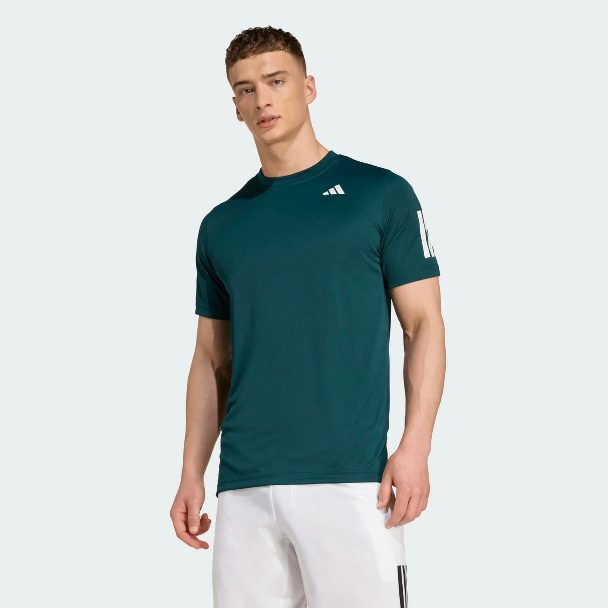 adidas Men's Club Tennis Climacool 3-Stripes T-Shirt Tennis & Racquet Apparel All