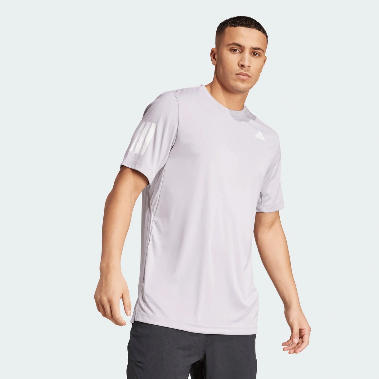 adidas Men's Club Tennis Climacool 3-Stripes T-Shirt Tennis & Racquet Apparel All