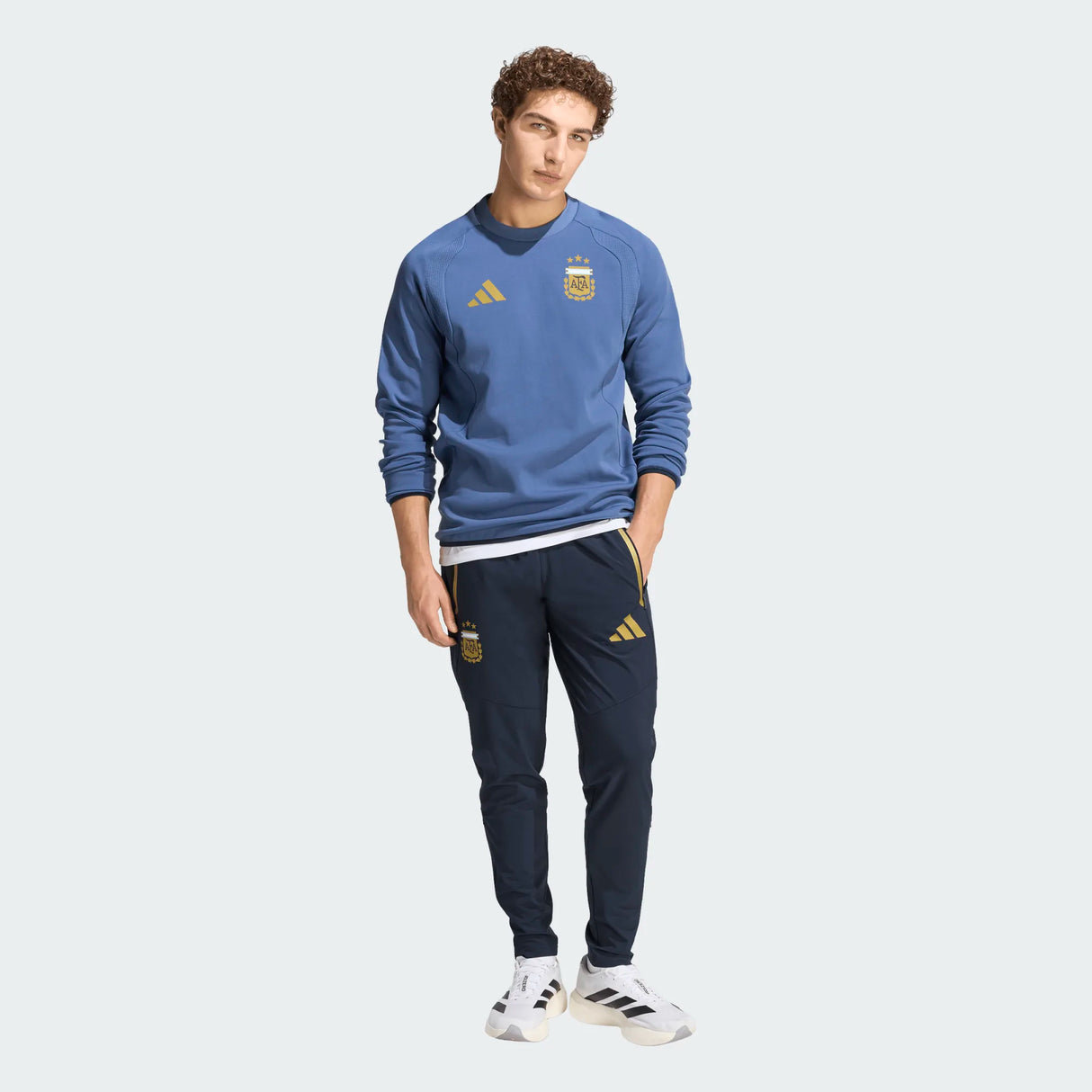 adidas Men's Argentina Tiro Travel Crew-3