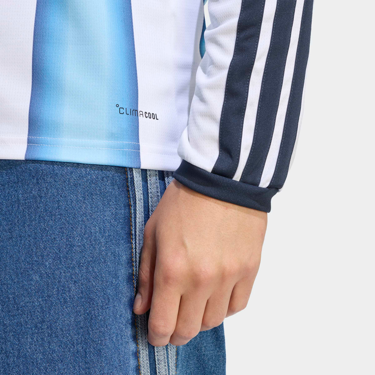 adidas Men's Argentina 26 Home Long Sleeve Soccer Jersey-5